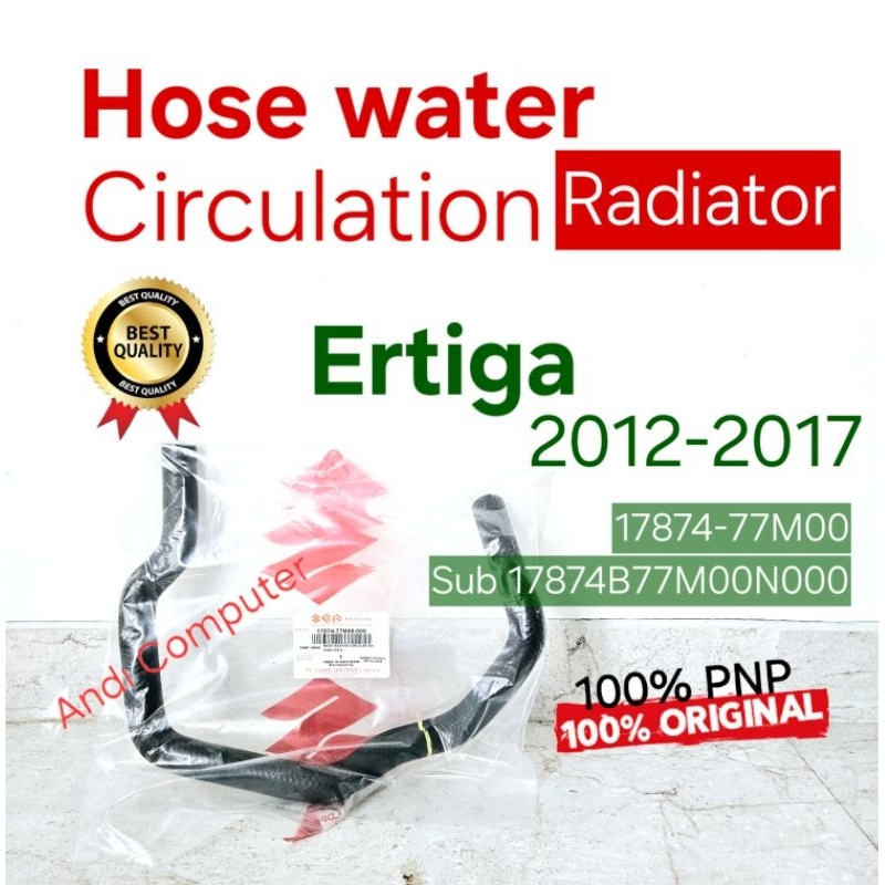 Jual Selang Sirkulasi Hose Water Radiator Sirkulasi Ertiga 2012 2013 ...