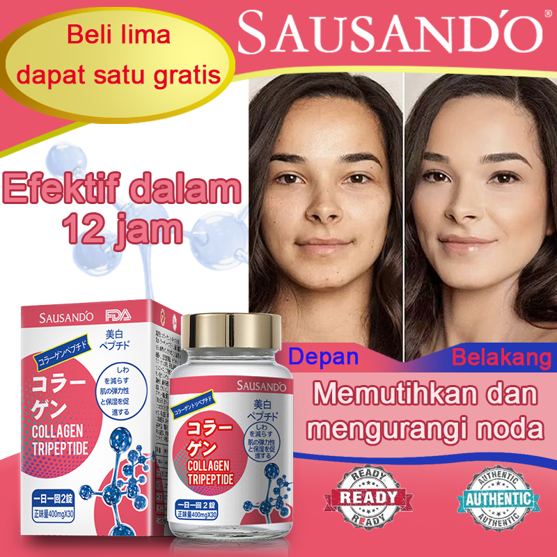 Jual SAUSANDO Collagen Pemutih Badan Tripeptida Kolagen-300mg Colagen ...