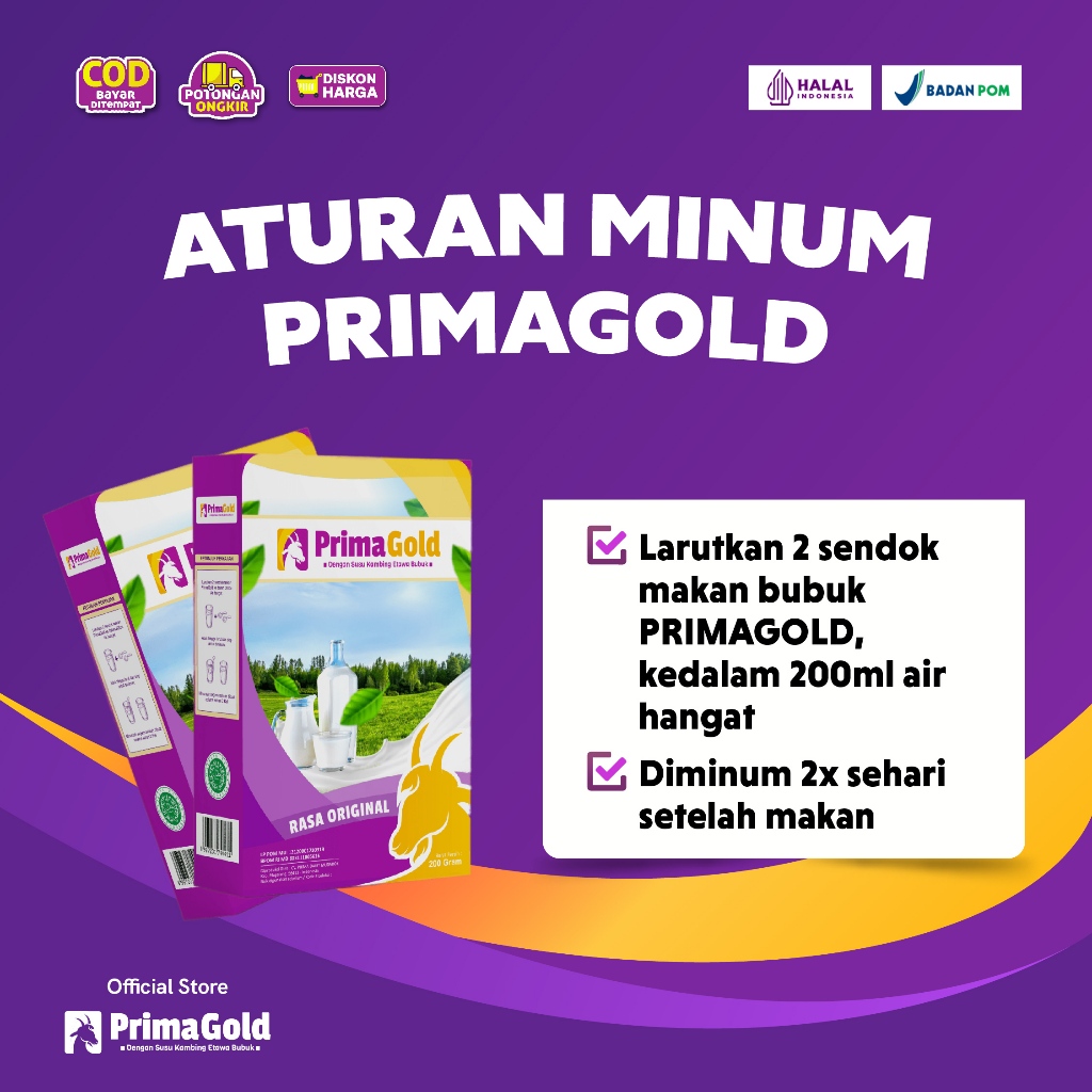Jual [PRIMA GOLD] 4 box SUSU ETAWA 100% ASLI | Shopee Indonesia