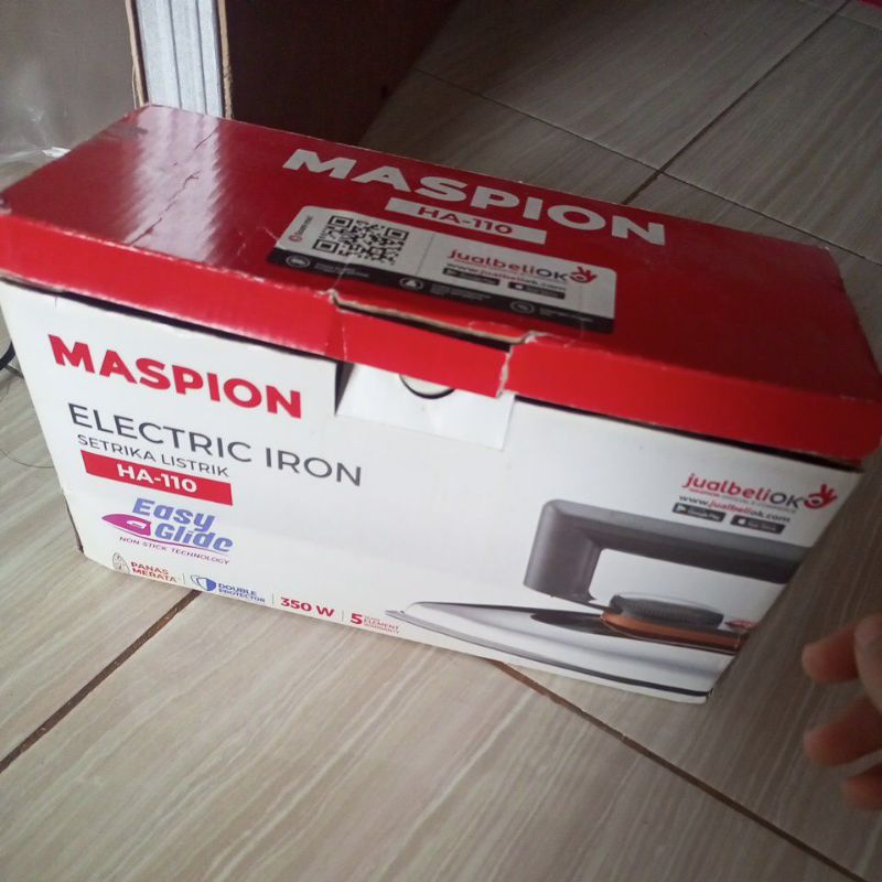 Jual MASPION HA-110 SETERIKA LISTRIK | Shopee Indonesia