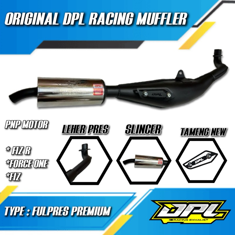 Jual KNALPOT FIZ R STANDAR RACING TYPE FUL PRES BY DPL RACING MUFFLER ...