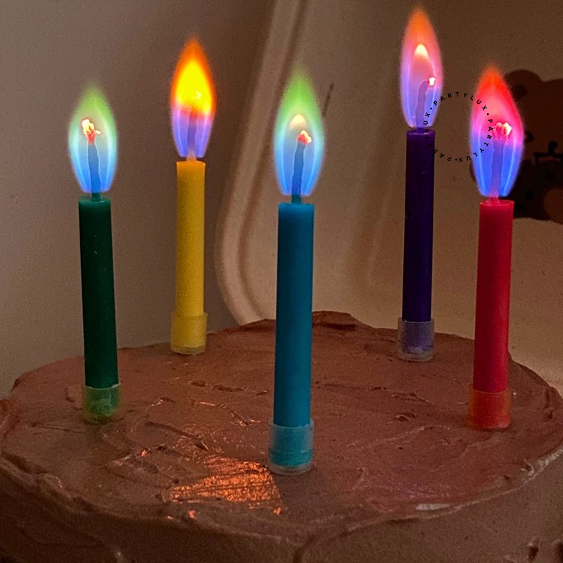 Lilin Ulang Tahun Warna Warni / Lilin Ultah Aesthetic Unik Color