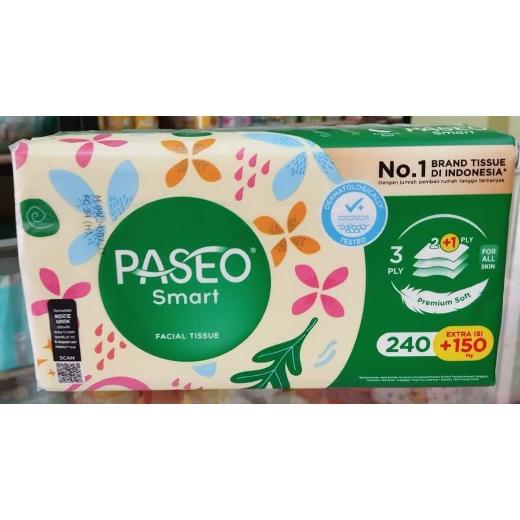 Jual TISU TISSUE PASEO SMART I FACIAL SOFT MULTI PACK 390 PLY | Shopee ...