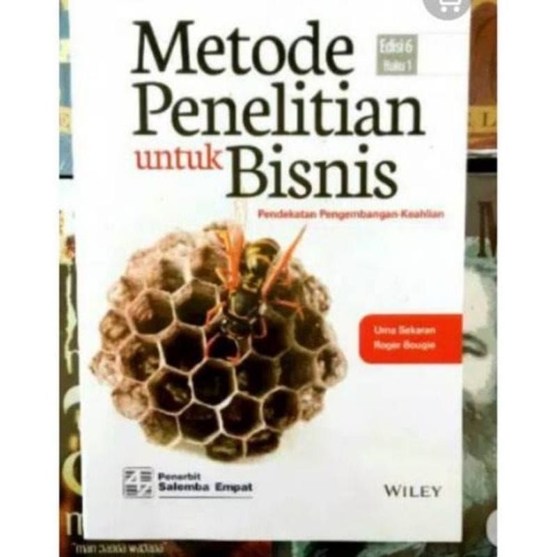 Jual METODE PENELITIAN UNTUK BISNIS EDISI 6 BUKU 1 | Shopee Indonesia