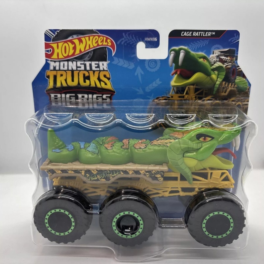 Jual Hot Wheels Cage Rattler 2024 Monster Trucks Big Rigs | Shopee ...