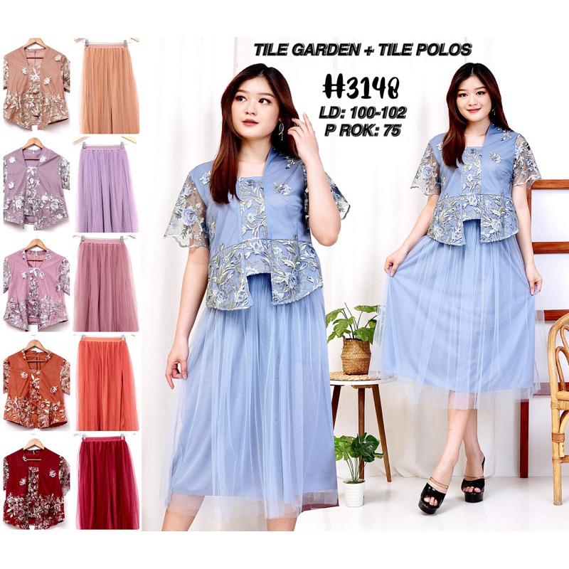 Jual SETELAN ROK / SET BRUKAT (3148) | Shopee Indonesia