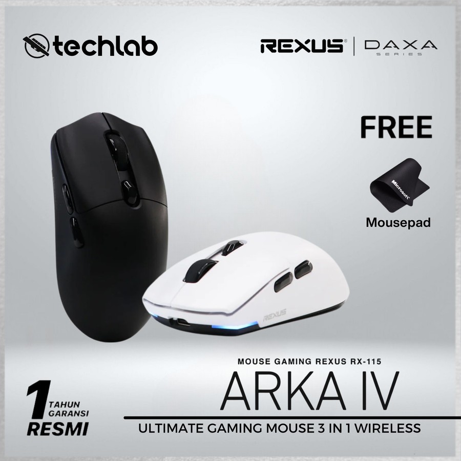Jual Rexus Arka IV / Arka 4 RX-115 / RX115 Wireless 3 in 1 Connection ...