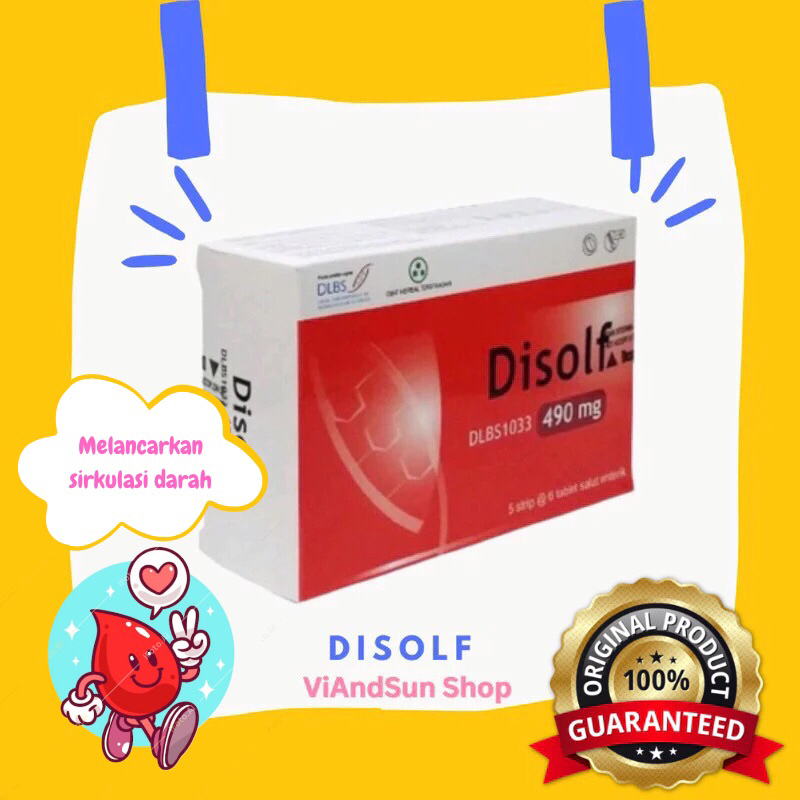 Jual Disolf 490Mg - Perbox - Melancarkan peredaran darah - Stroke ...