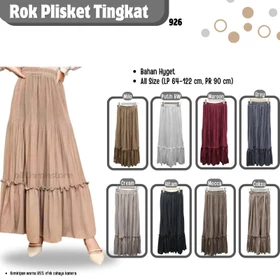 Rok Plisket Mayung Hyget Premium Rok Skirt Rok Wanita Ruffle Rok Wanita Anti Nerawang