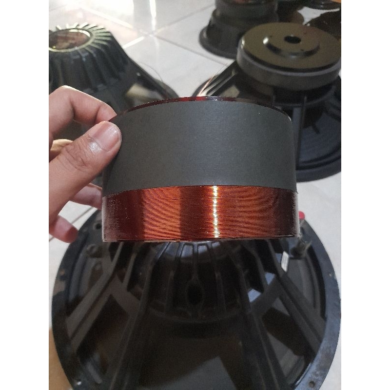 Jual spol spul speaker 5 in 125mm lilitan in out spol berkualitas balap ...