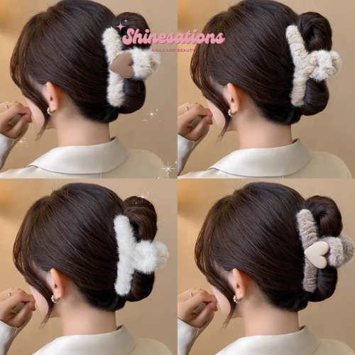 Jual Jedai Rambut Bulu Lembut Mudah Digunakan Aksesoris Jepit Rambut ...