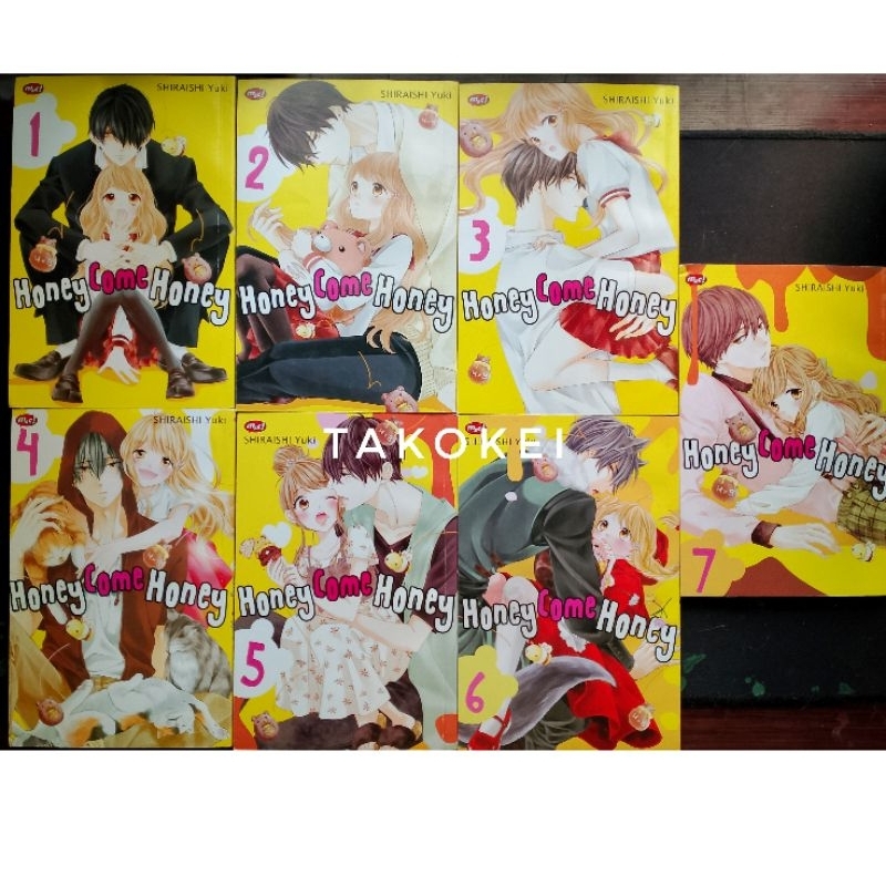 Jual Honey come Honey SHIRAISHI YUKI komik Collection SET 12