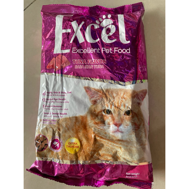 Jual Excel Cat Food Makanan Kucing Rasa Tuna 500Gram | Shopee Indonesia