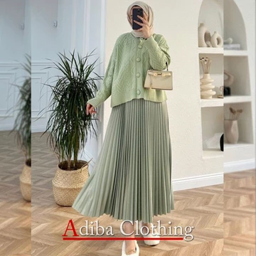 Rok Plisket Hyget Premium Mayung Dan Tebal