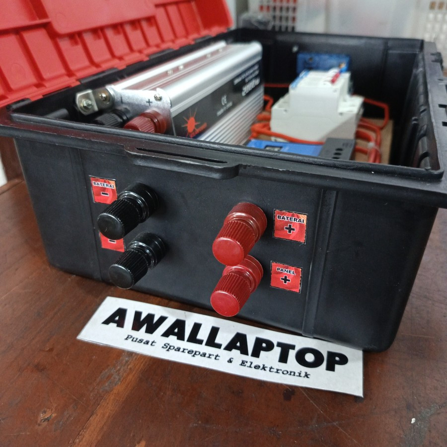 Jual box panel portable 12v 2000w 220v scc 40A box plts off grid ...