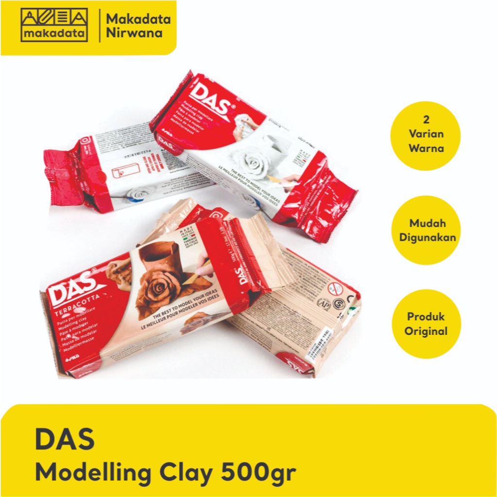 Jual DAS MODELLING CLAY 500GR (1 PCS) | Shopee Indonesia
