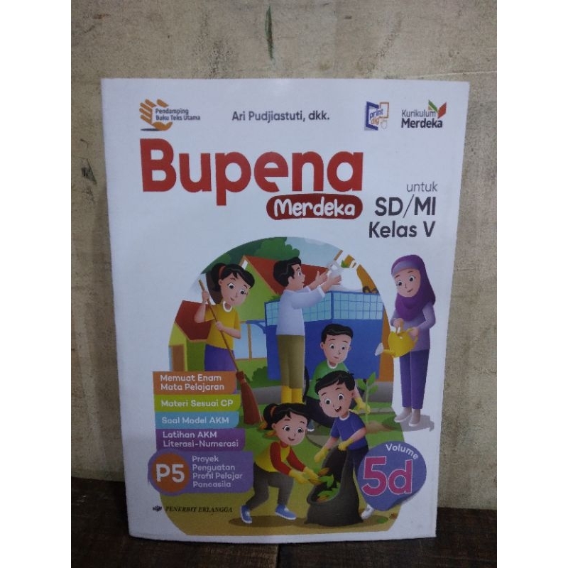 Jual BUPENA 5D SD/MI KELAS 5 KURIKULUM MERDEKA | Shopee Indonesia