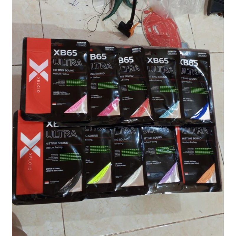Jual SENAR BADMINTON XELCIO XB 65 xb65 ULTRA ORIGINAL | Shopee Indonesia