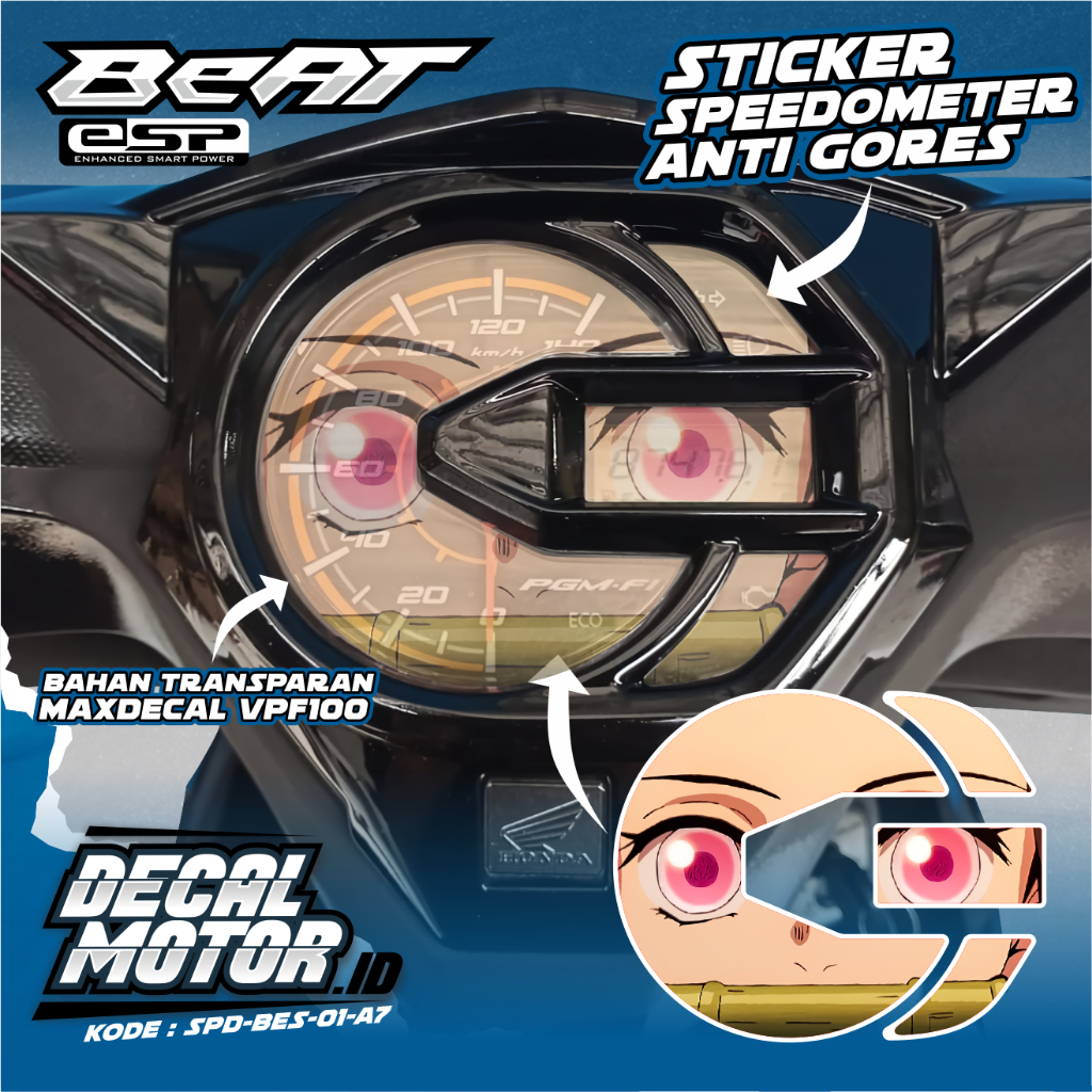 Jual Stiker Antigores Speedometer Beat ESP 2016-2019 Transparan Bening ...
