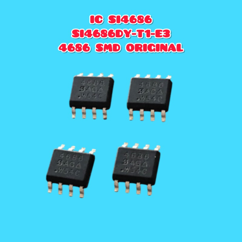 Jual IC SI4686 SI4686DY-T1-E3 4686 SMD ORIGINAL | Shopee Indonesia