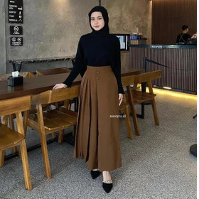 Cellie Kulot Pleats Wanita Celana Kulot Wanita Celana Casual Formal Daily Furano Premium