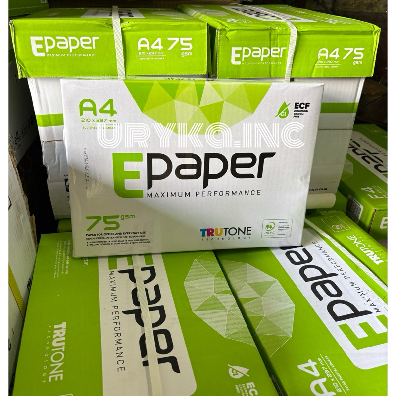 Jual (1 DUS) E PAPER/COPY PAPER Kertas A4 HVS 75GSM | Shopee Indonesia