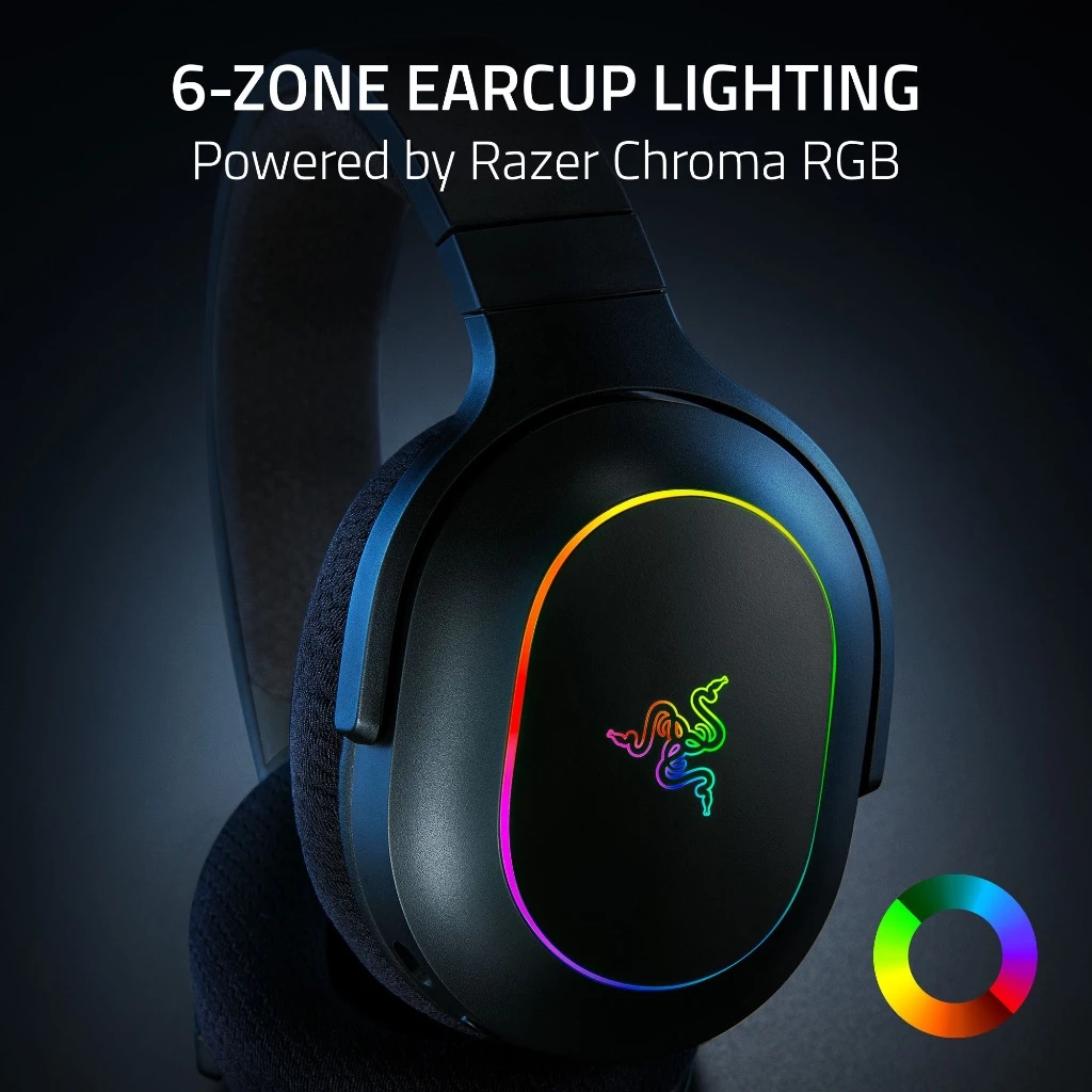 Razer Barracuda X Chroma - Black - Wireless Multi-Platform Gaming Headset