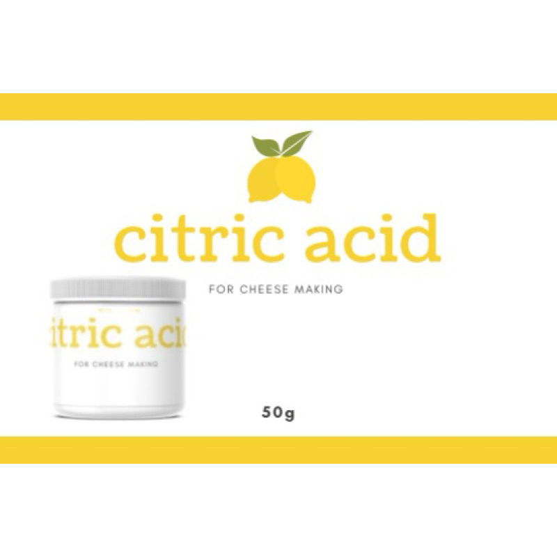 Jual Citric acid for cheese making 50gr | Shopee Indonesia