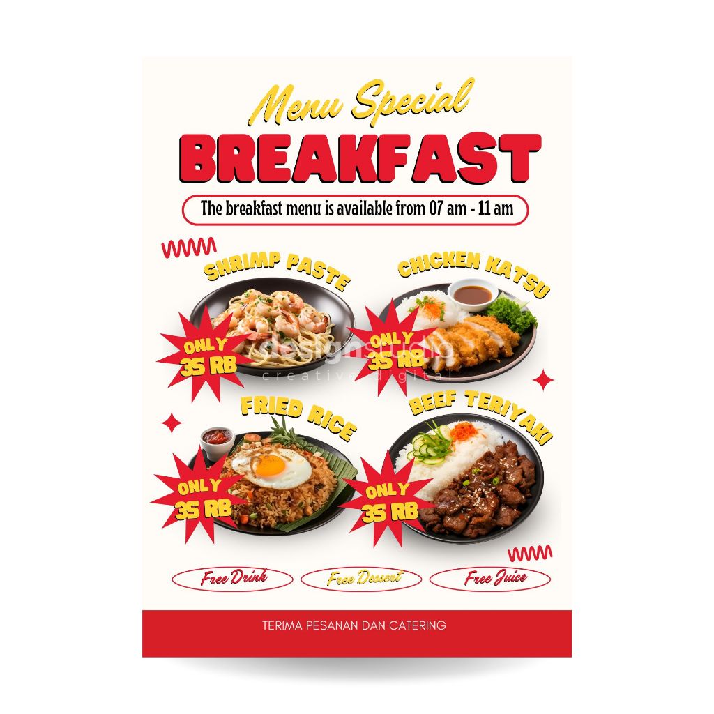 Jual Jasa Desain Menu Resto & Cafe Unik | Custom Sesuai Branding ...