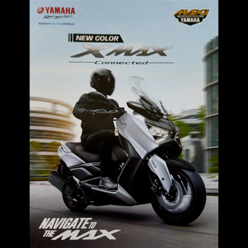 Jual Brosur katalog motor Yamaha Xmax New Color 2024-2025 leaflet ...