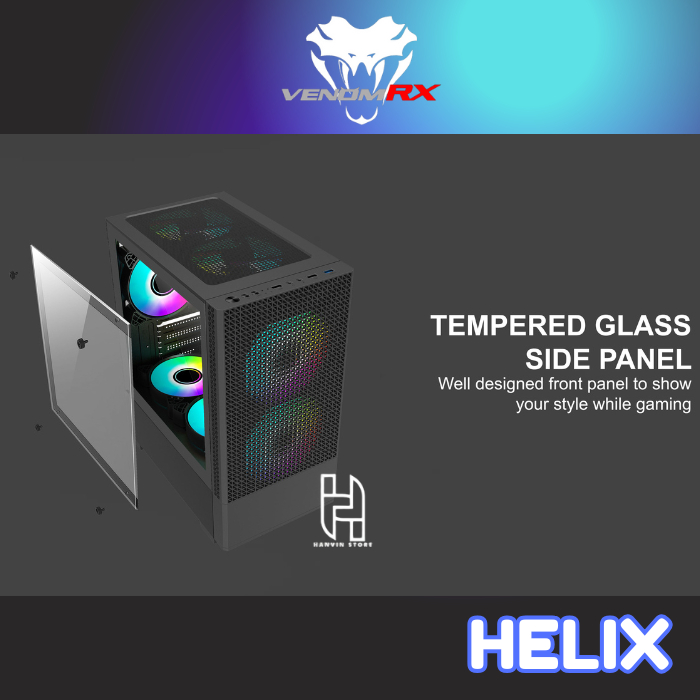 Jual Casing Gaming VenomRX Helix | Shopee Indonesia