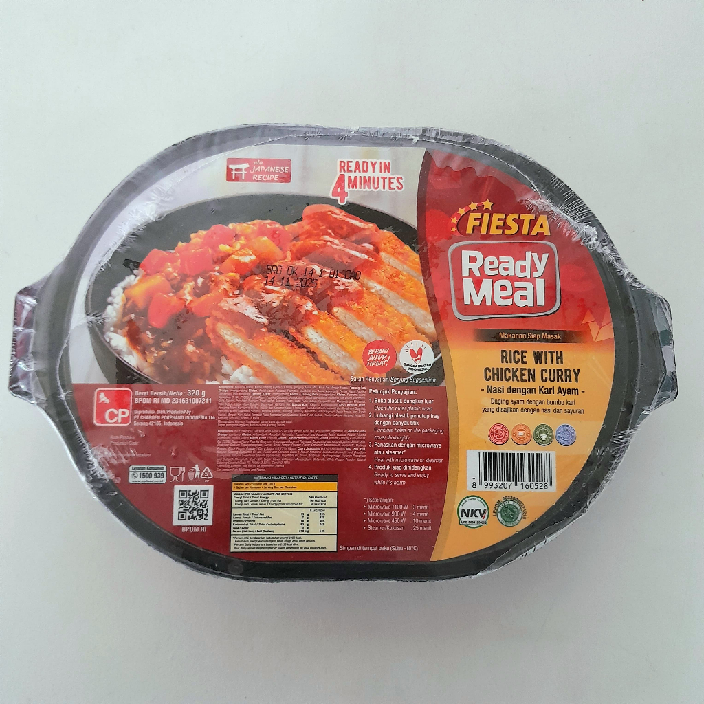 Jual FIESTA ready meal rice with chicken curry 320gr | Shopee Indonesia