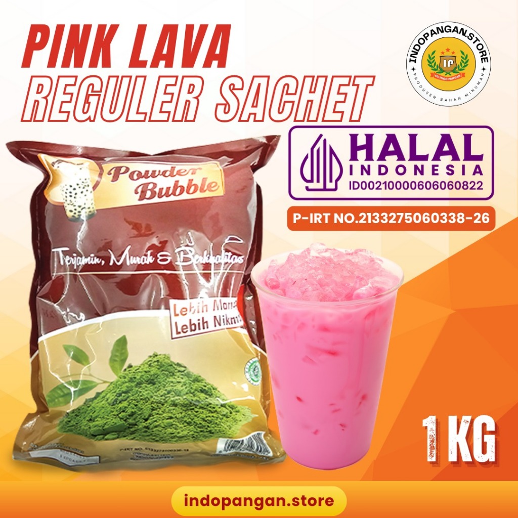 Jual Powder Rasa Pink Lava/Kopyor/Richeese 1 Kg (MIX GULA) Kemasan ...