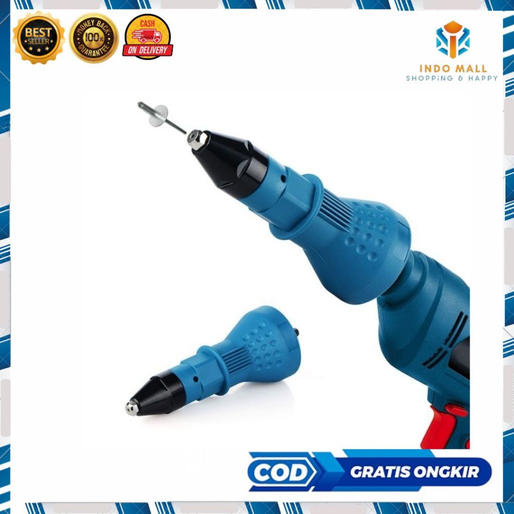 Jual Alat Rivet Tang Rivet Ripet Sambung Konverter Bor Rivet Gun ...