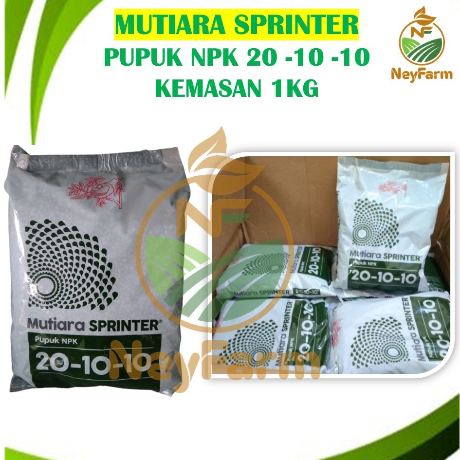Jual Pupuk Meroke Sprinter 20-10-10 1kg Kemasan Pabrik NPK Mutiara ...