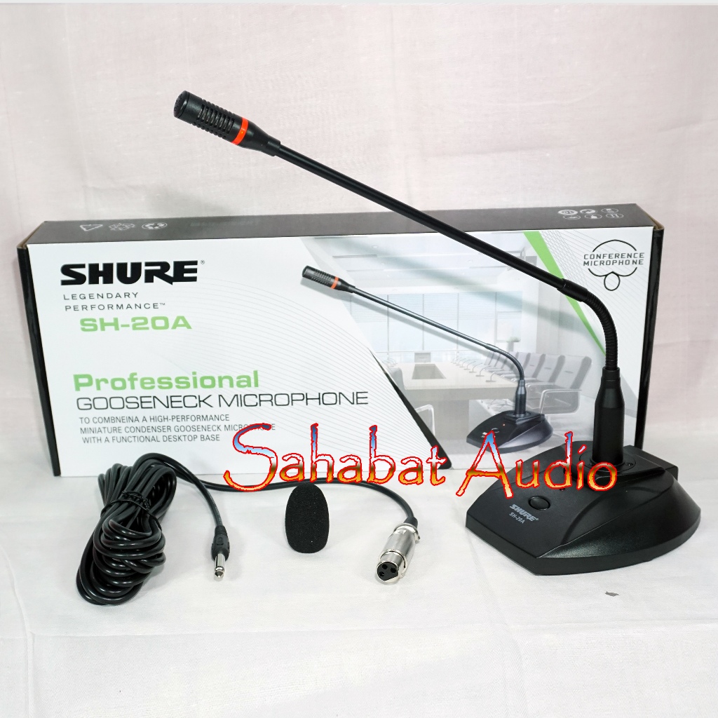 Jual Mic Podium SH 20A / Microphone Meja Condensor SH - 20A Mic Meja ...