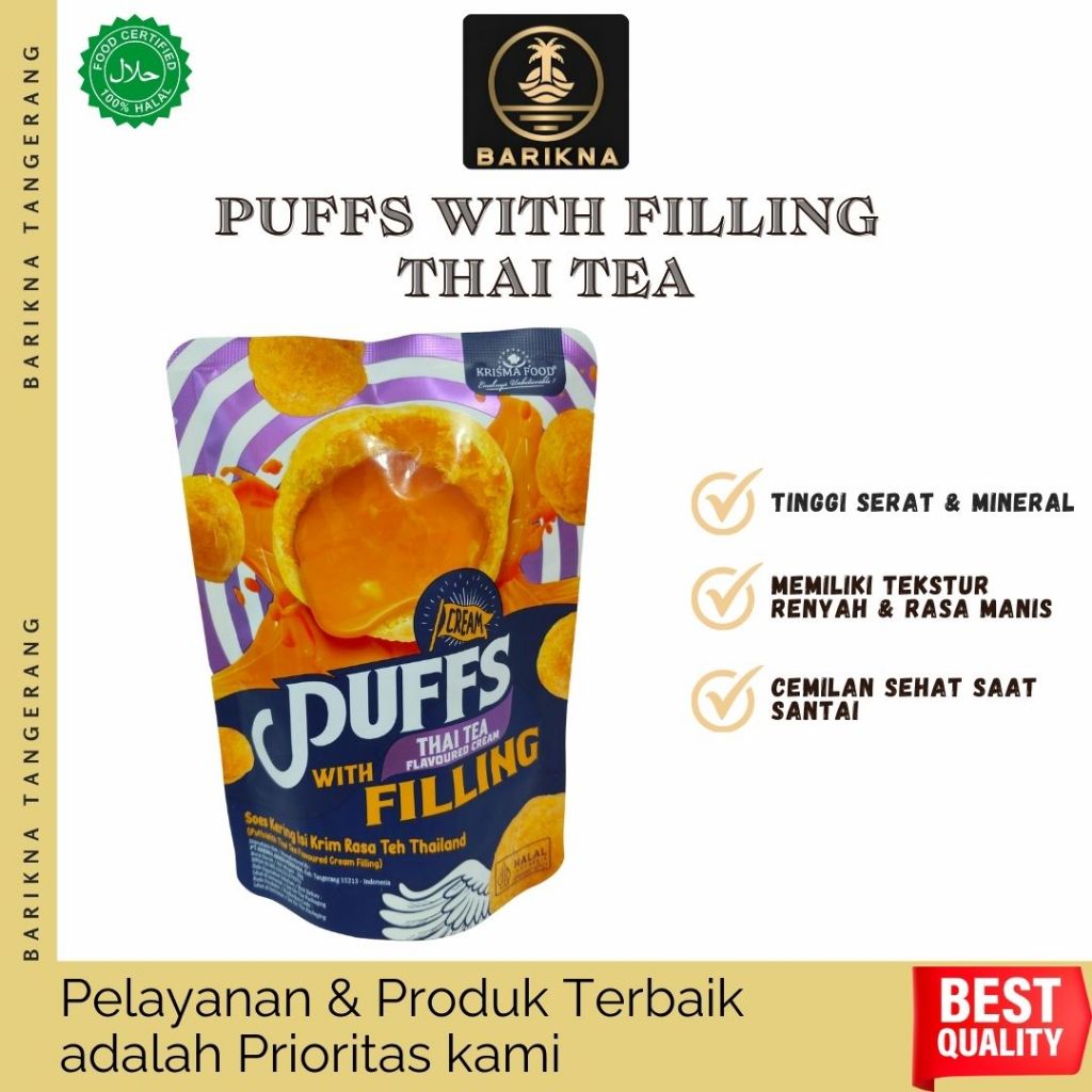 Jual PUFFS WITH FILLING THAI TEA | Shopee Indonesia