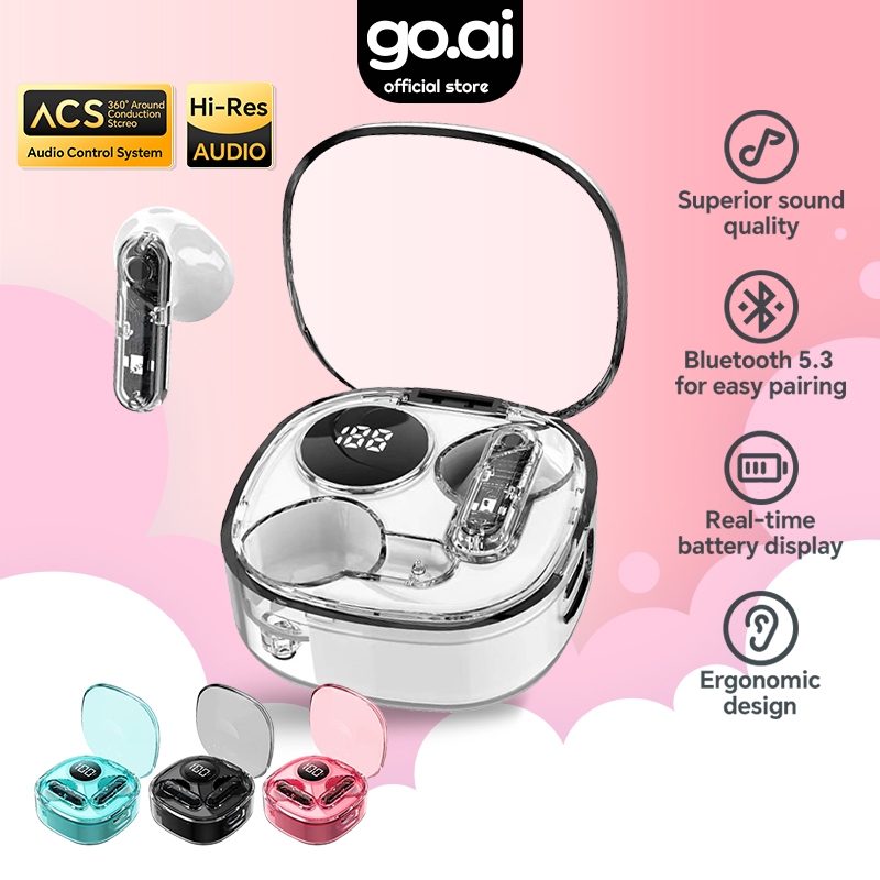 Go.ai HiFi TWS Bluetooth 5.3 Low Latency Earphone