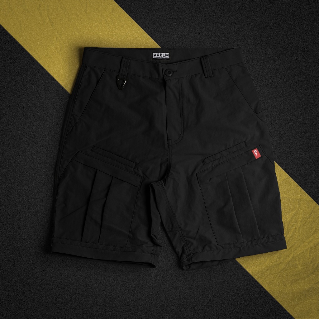 Jual PRBLM TX25/001 Technical Cargo Pants Triple Black | Shopee Indonesia