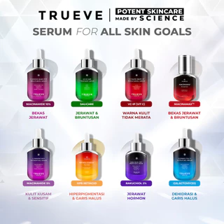 TRUEVE Serum for All Skin Goals (Luminous dark spot, Acne care treatment, Ultimate drops brightening, Ultimate youth activating, Retinol Series, Niacinamax) 30ml & 15ml - Anti aging, brightening, vitamin c, niacinamide, anti acne