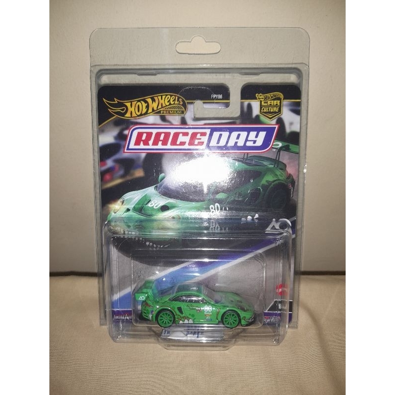 Voiture Miniature Hot Wheels PORSCHE 911 GT3 R (992) REXY - Série Race Day 2025 - Édition Limitée 1/5 - Vert - 1:64