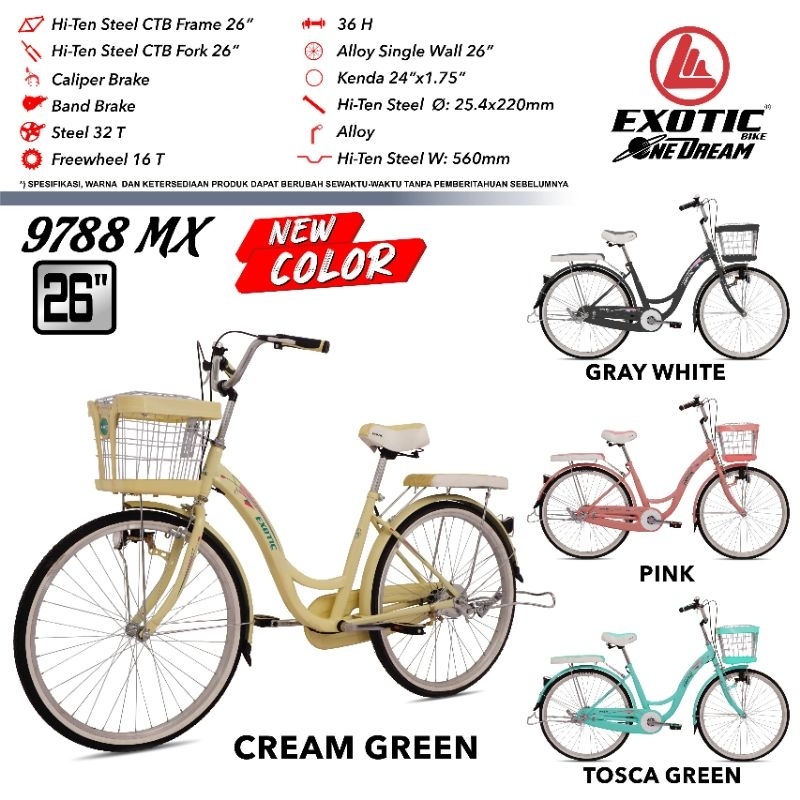 Jual sepeda mini exotic 9788 GX MX 20 24 26 inchi KHUSUS AMBIL SENDIRI ...