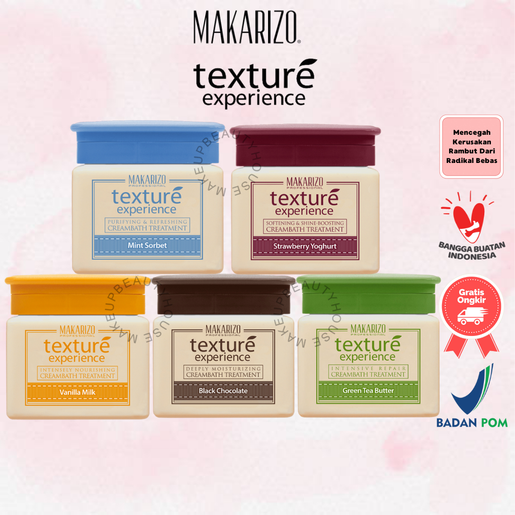 Jual MAKARIZO Professional Texture Experience Creambath Treatment 500ml ...