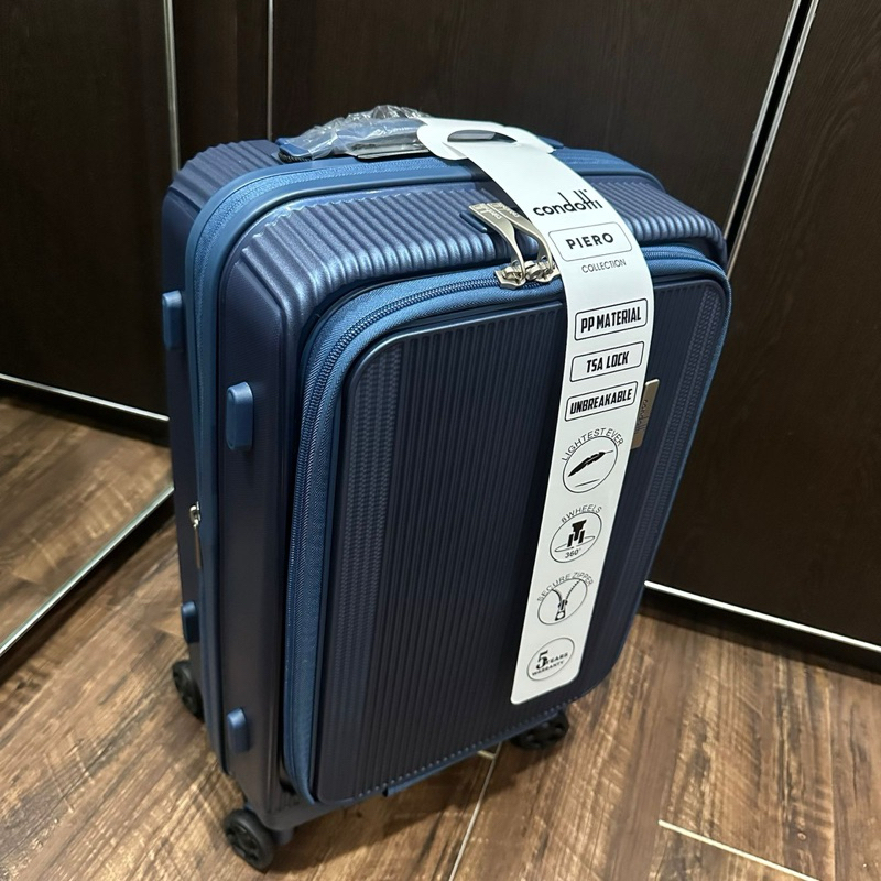 Jual Koper condotti 63147 cabin size 20inc navy | Shopee Indonesia
