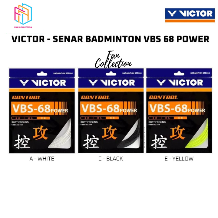 Jual Senar Raket Badminton Victor VBS 68 Power | Shopee Indonesia