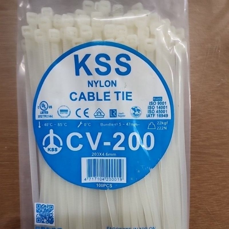 Jual Kabel Ties CV-200 Tebal 4,6mm KSS ORIGINAL | Shopee Indonesia