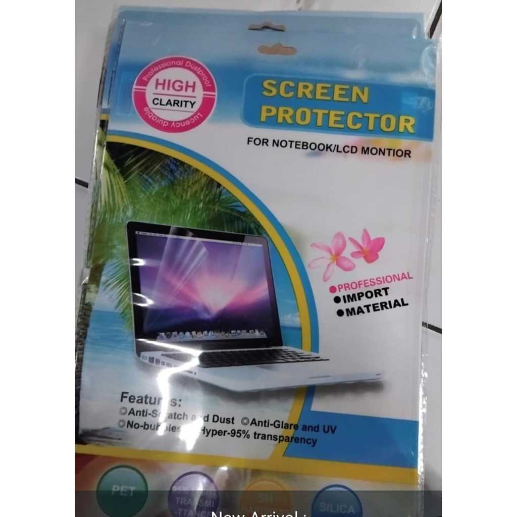 Jual screen guard ANTI GORES NOTEBOOK 14,4 INCH Anti gores 14,4 inci ...