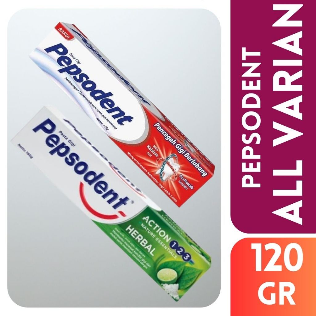 Jual Pepsodent Pasta Gigi Pencegah Gigi Berlubang 120 gr murah | Shopee