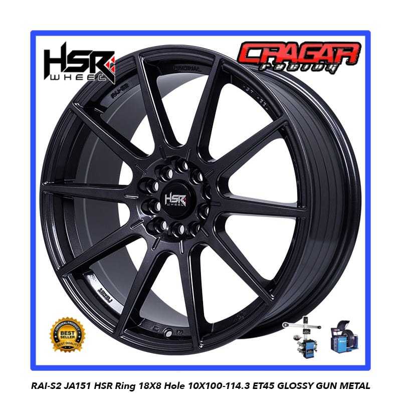Jual Velg Mobil Original Hsr Rai S2 Ring 18 Lubang 5 Cocok Buat Innova ...