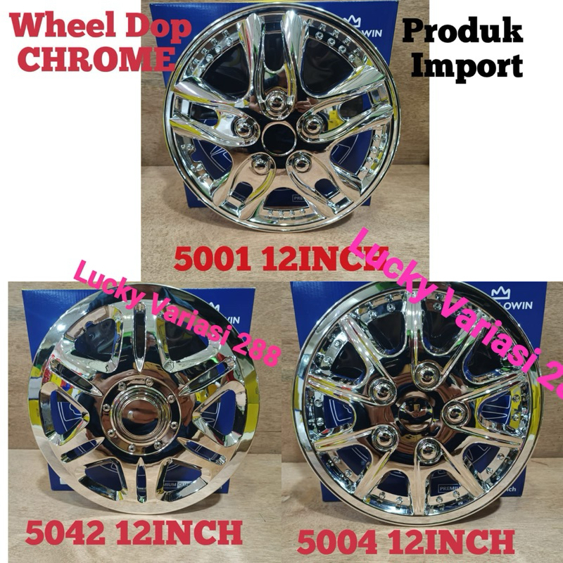 Jual WHEEL DOP DOP RODA COVER VELG TUTUP PELEK 12INCH CHROME VARIASI ...